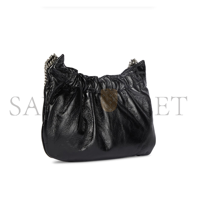 YSL PACPAC CHAIN HOBO BAG IN LEATHER 681632361509 (24*14*4cm)